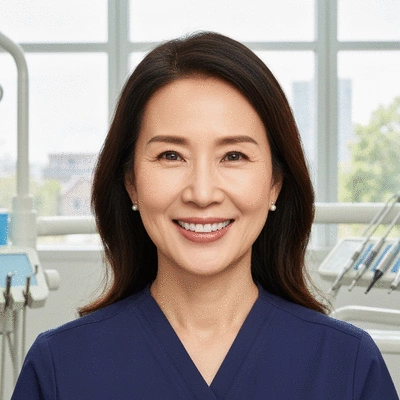 Patient smiling confidently after cosmetic dentistry